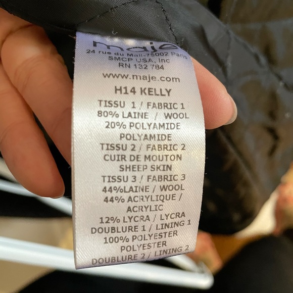 Maje long jacket - Picture 5 of 9